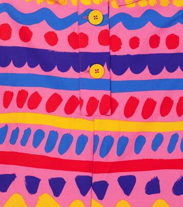 Printed ruffled cotton playsuit | Stella McCartney Kids