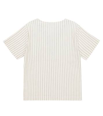 Striped cotton and linen shirt | The New Society