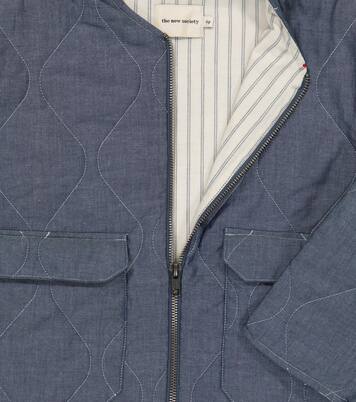 Steppjacke aus Chambray | The New Society