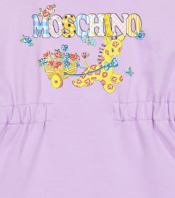 Baby - Abito in misto cotone | Moschino Kids