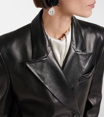 Cappotto doppiopetto in pelle | Magda Butrym