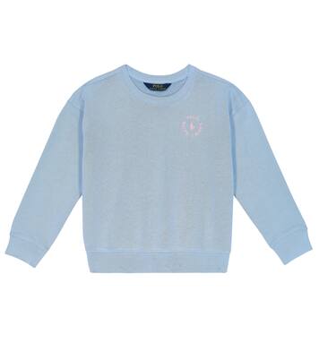 Sweat-shirt en coton mélangé à logo | Polo Ralph Lauren Kids