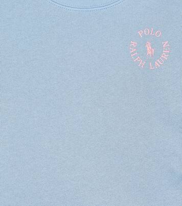 Sweat-shirt en coton mélangé à logo | Polo Ralph Lauren Kids