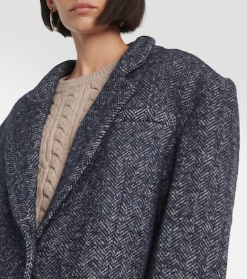 Cappotto oversize in misto alpaca | Christopher Esber