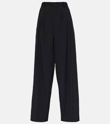 Rufus wool wide-leg pants | The Row