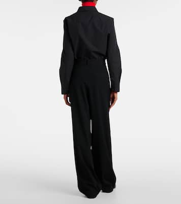 Rufus wool wide-leg pants | The Row