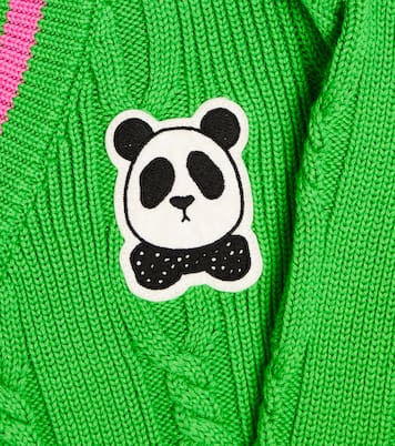 Cable-knit cotton sweater  | Mini Rodini