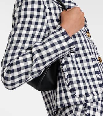 Gingham cropped blazer | Etro