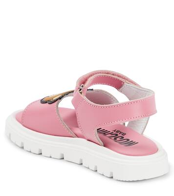 Teddy Bear leather sandals  | Moschino Kids