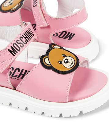 Teddy Bear leather sandals  | Moschino Kids