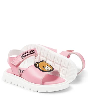 Teddy Bear leather sandals  | Moschino Kids
