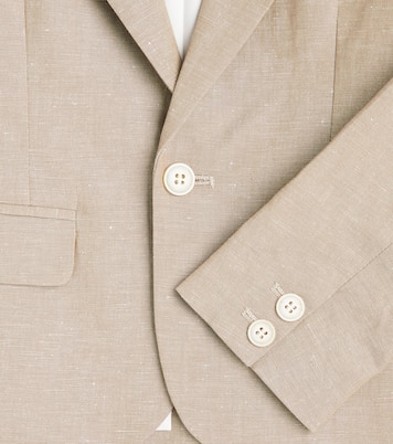 Aristide linen and cotton blazer | Bonpoint