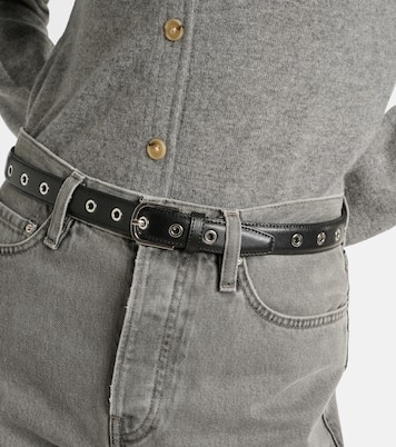 Verzierter Gürtel aus Leder | Toteme