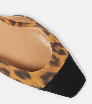 French Flirt 35 leopard-print suede pumps | Aquazzura
