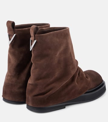 Ankle Boots Mini Robin aus Veloursleder | The Attico