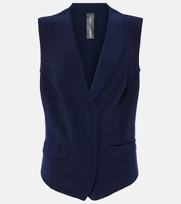 Single-breasted vest | Norma Kamali
