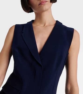 Single-breasted vest | Norma Kamali