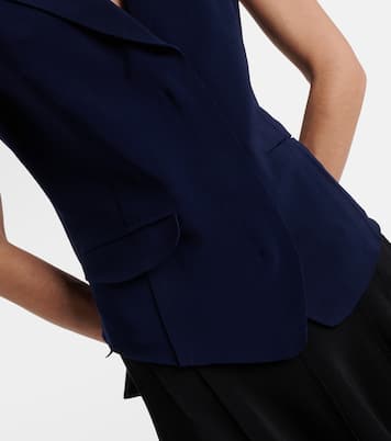 Single-breasted vest | Norma Kamali