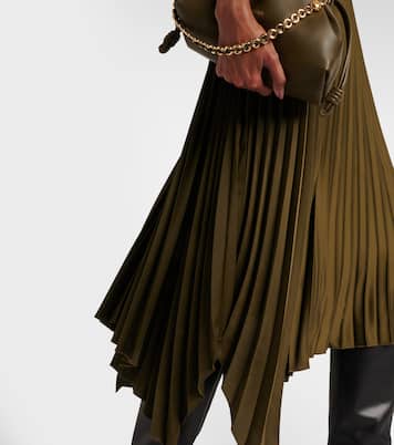 Darno asymmetric plissé midi dress | Joseph