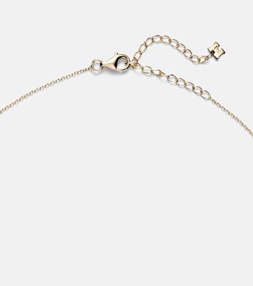 Collier en or 14 ct, topaze et diamants | Mateo