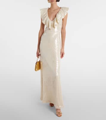 Maxikleid mit Pailletten | Rotate