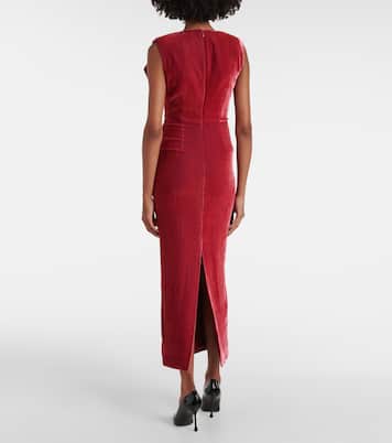 Robe longue en velours | Roland Mouret