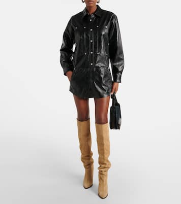 Abito corto Ayali in similpelle | Marant Etoile