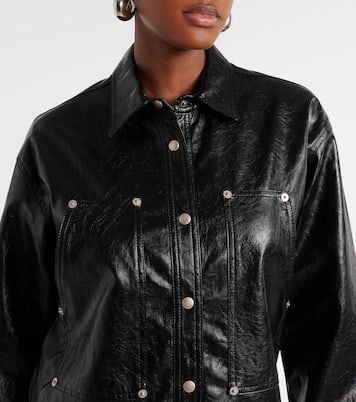 Abito corto Ayali in similpelle | Marant Etoile