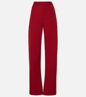 Pantalon droit à taille haute en laine | Bottega Veneta