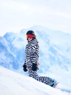 Pearson zebra-print ski jacket | Molo