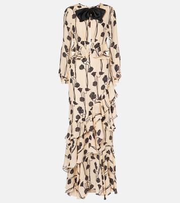 Robe aus Seiden-Georgette | Johanna Ortiz