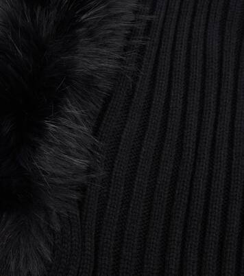 Schalmütze Naomi mit Faux Fur | Goldbergh