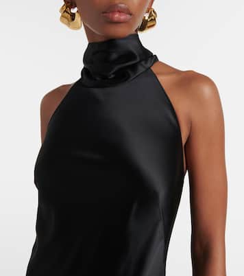 Robe longue Chilton en satin | Ralph Lauren Collection