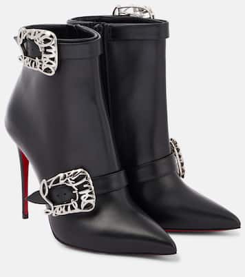 Giddylina 100 leather ankle boots | Christian Louboutin