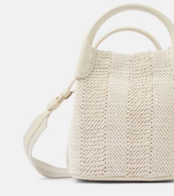 Bucket Bag Bale Micro mit Leder | Loro Piana