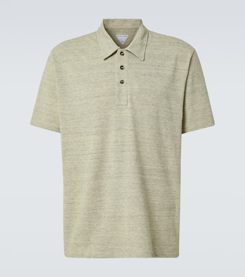 Chine cotton piqué polo shirt | Bottega Veneta