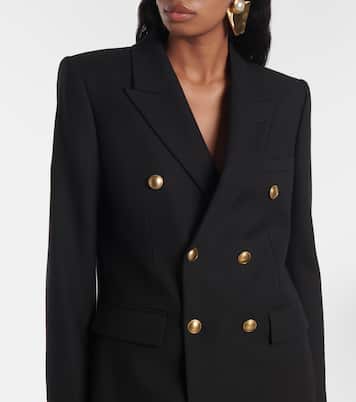 Wool gabardine blazer | Saint Laurent