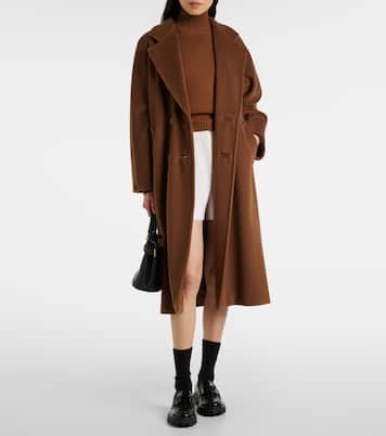 Zic high-rise wool-blend canvas shorts | Max Mara