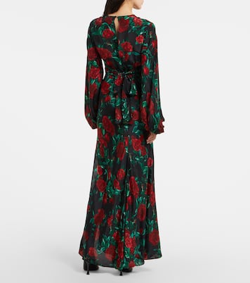 Robe longue Eleanor à fleurs | Alexandra Miro