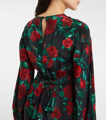 Robe longue Eleanor à fleurs | Alexandra Miro