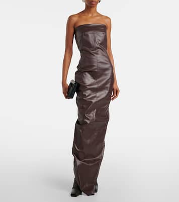 Denim bustier gown | Rick Owens