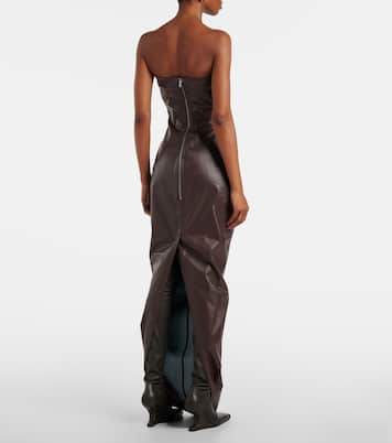 Denim bustier gown | Rick Owens