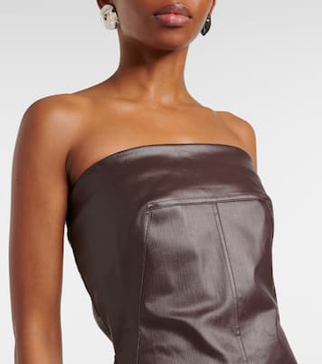 Denim bustier gown | Rick Owens