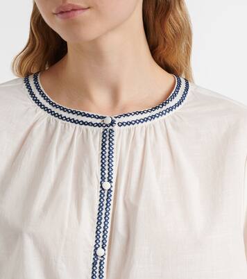 Bestickte Bluse Rahwa aus Baumwolle | Velvet