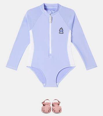 Sparkle The Unicorn rashguard swimsuit | Roarsome