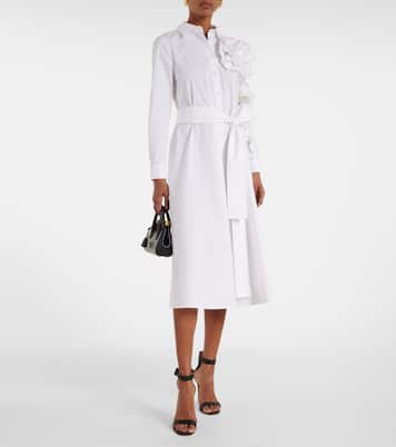 Hemdblusenkleid aus Popeline | Carolina Herrera