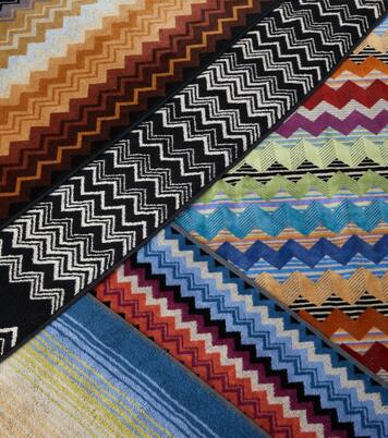 Keith Zigzag hand towel and bath towel set | Missoni