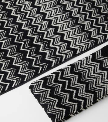 Keith Zigzag hand towel and bath towel set | Missoni