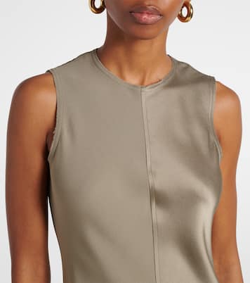 Robe longue en satin | Ami Paris