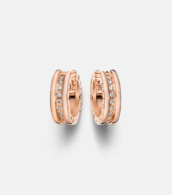 Ohrringe B.zero1 aus 18kt Roségold (750/1000) mit Diamanten | Bvlgari